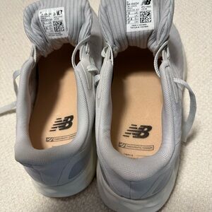 New Balance Light Gray Athletic Shoes